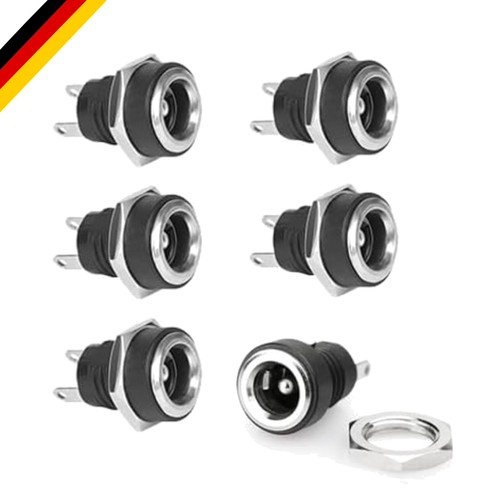 6er pack buchsen x - x, 2,1